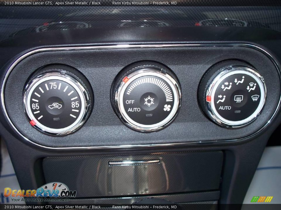 2010 Mitsubishi Lancer GTS Apex Silver Metallic / Black Photo #7