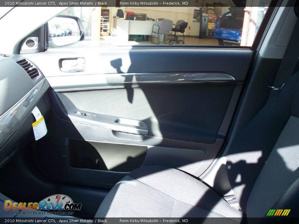 2010 Mitsubishi Lancer GTS Apex Silver Metallic / Black Photo #9