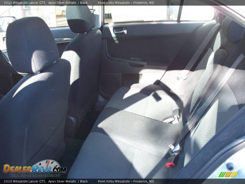 2010 Mitsubishi Lancer GTS Apex Silver Metallic / Black Photo #10