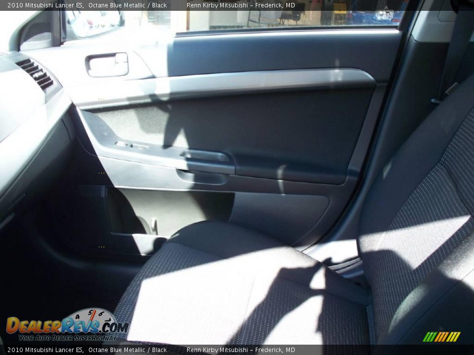 2010 Mitsubishi Lancer ES Octane Blue Metallic / Black Photo #6