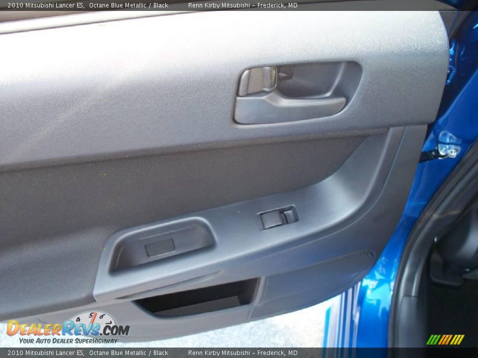 2010 Mitsubishi Lancer ES Octane Blue Metallic / Black Photo #7