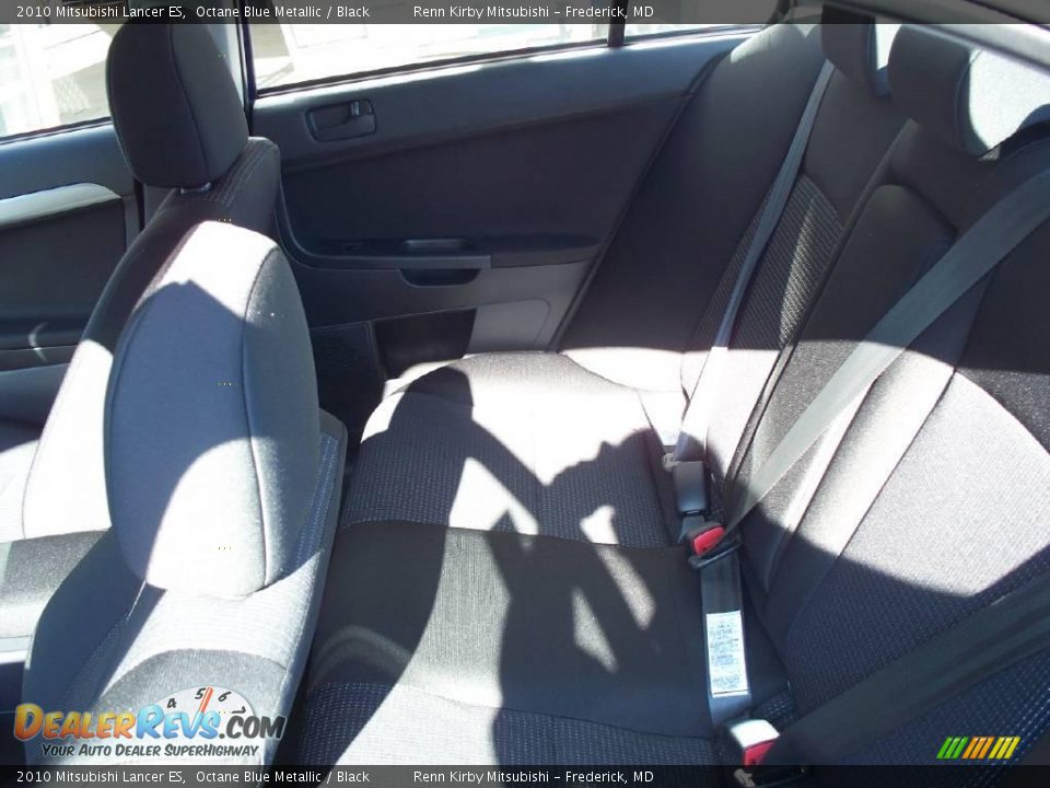 2010 Mitsubishi Lancer ES Octane Blue Metallic / Black Photo #8