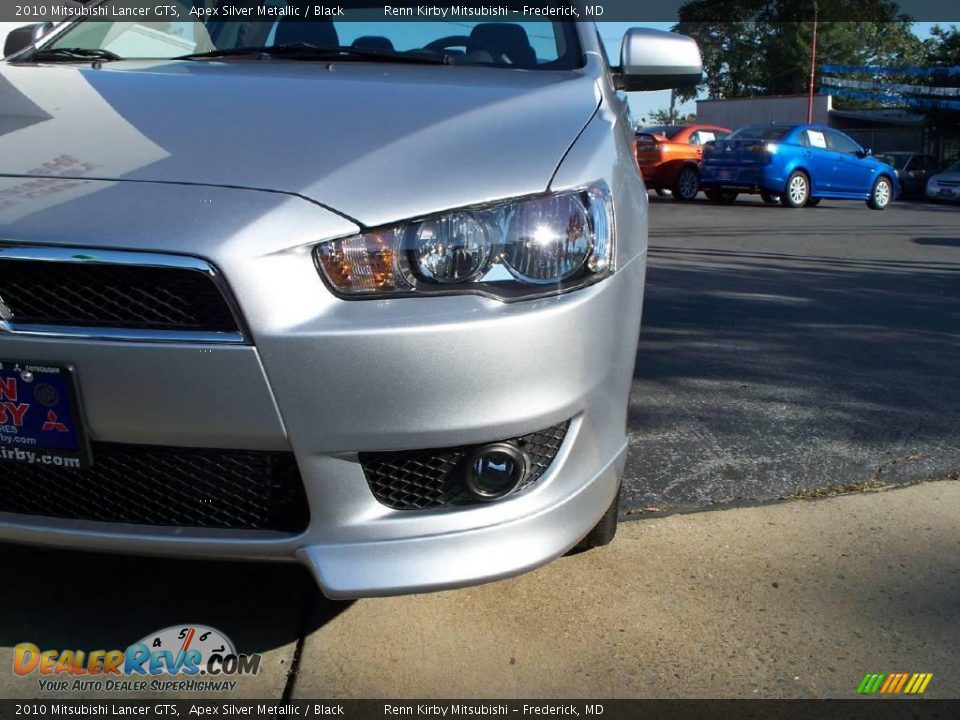 2010 Mitsubishi Lancer GTS Apex Silver Metallic / Black Photo #19