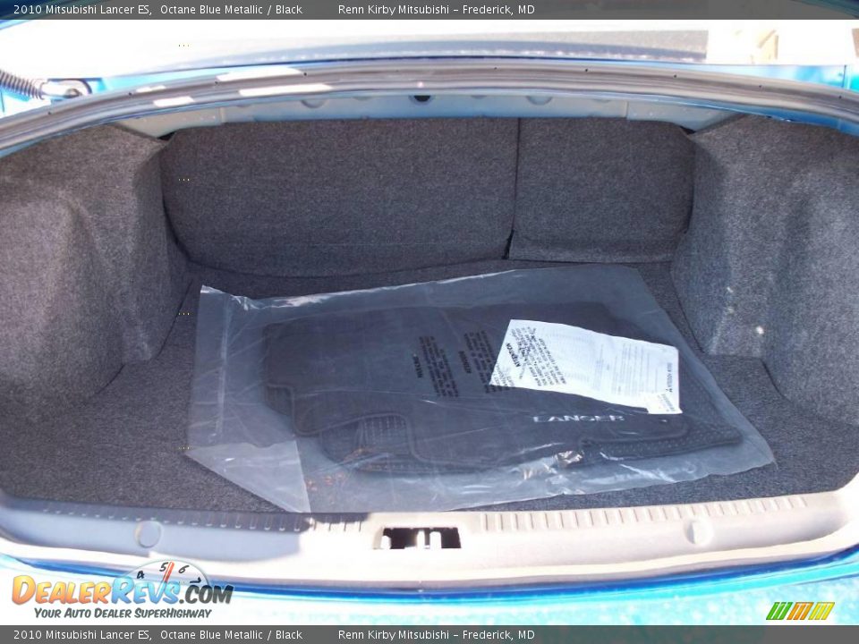 2010 Mitsubishi Lancer ES Octane Blue Metallic / Black Photo #11