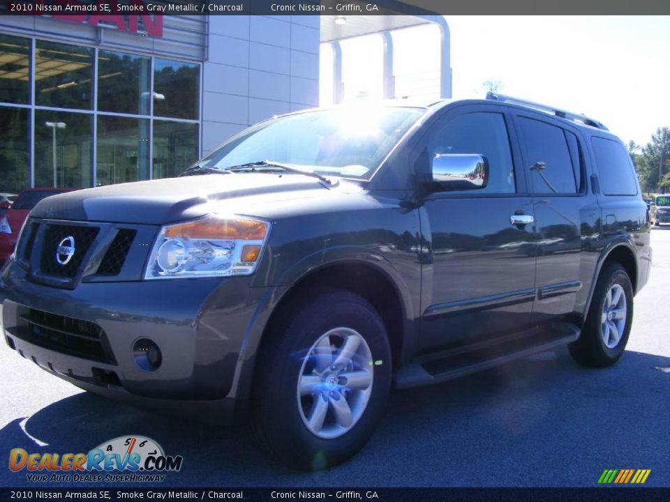 2010 Nissan Armada SE Smoke Gray Metallic / Charcoal Photo #2