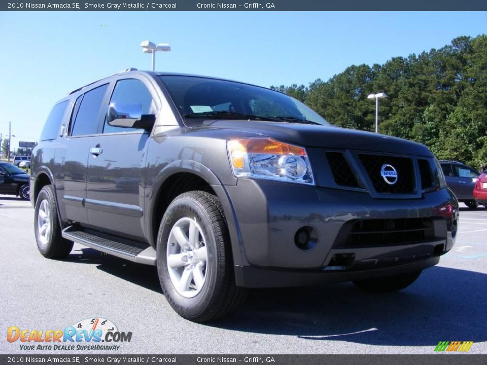 2010 Nissan Armada SE Smoke Gray Metallic / Charcoal Photo #4