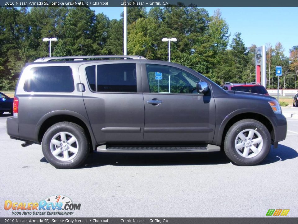 2010 Nissan Armada SE Smoke Gray Metallic / Charcoal Photo #5