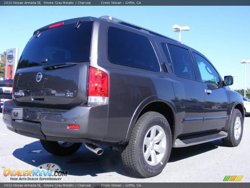 2010 Nissan Armada SE Smoke Gray Metallic / Charcoal Photo #6