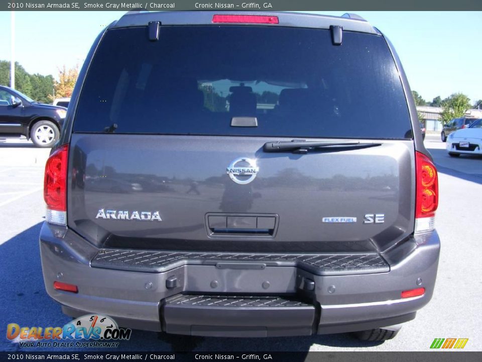 2010 Nissan Armada SE Smoke Gray Metallic / Charcoal Photo #7