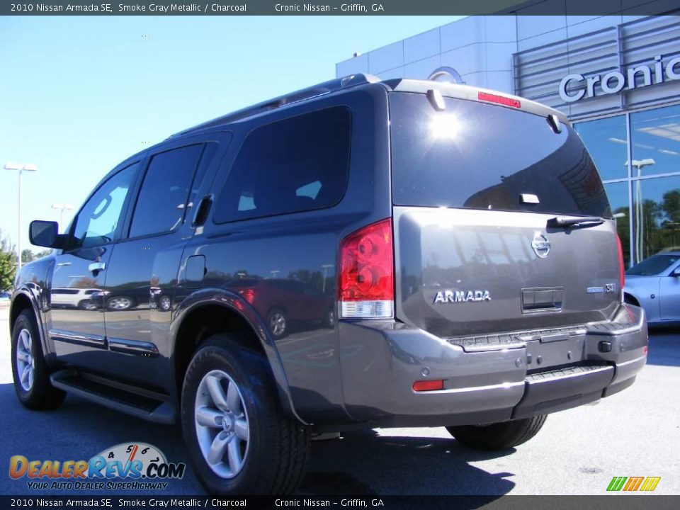 2010 Nissan Armada SE Smoke Gray Metallic / Charcoal Photo #8