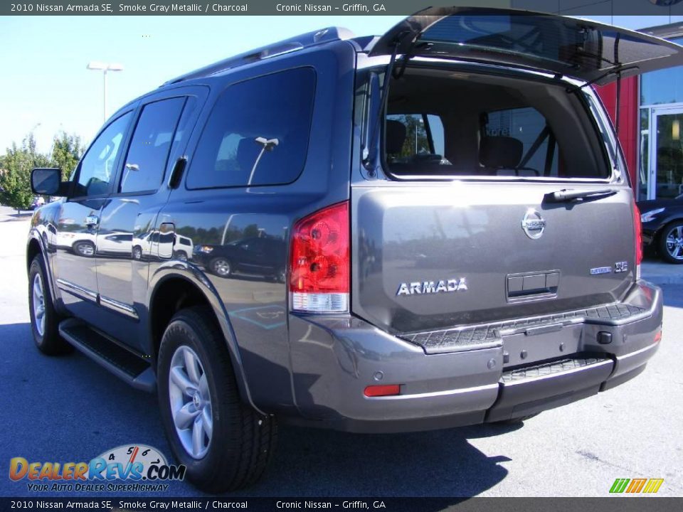 2010 Nissan Armada SE Smoke Gray Metallic / Charcoal Photo #12