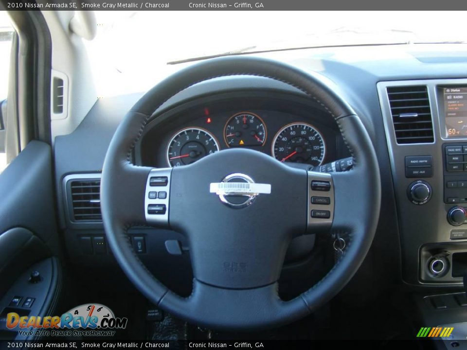 2010 Nissan Armada SE Smoke Gray Metallic / Charcoal Photo #16