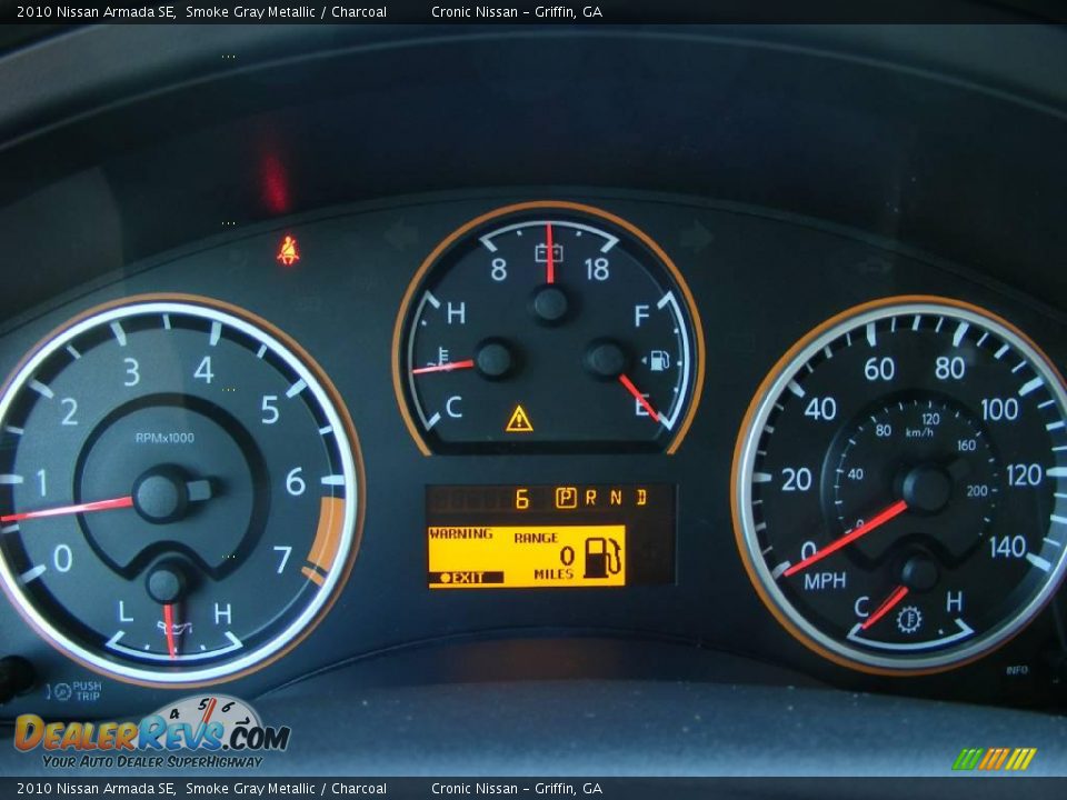 2010 Nissan Armada SE Smoke Gray Metallic / Charcoal Photo #17
