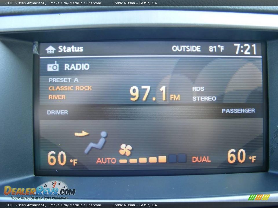 2010 Nissan Armada SE Smoke Gray Metallic / Charcoal Photo #18