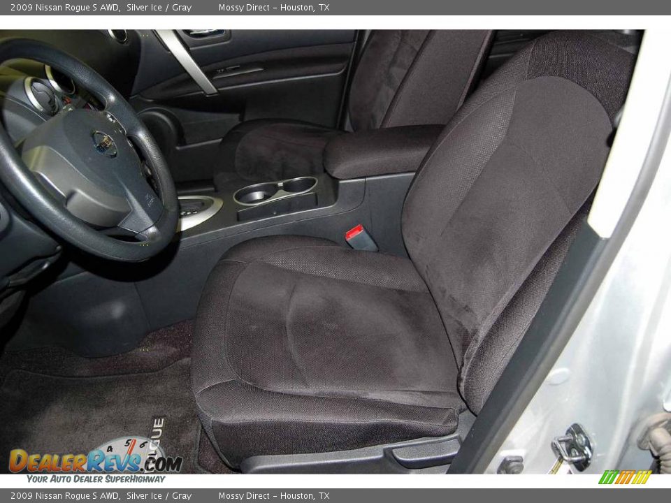 2009 Nissan Rogue S AWD Silver Ice / Gray Photo #16