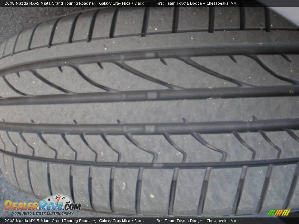 2008 Mazda MX-5 Miata Grand Touring Roadster Galaxy Gray Mica / Black Photo #20