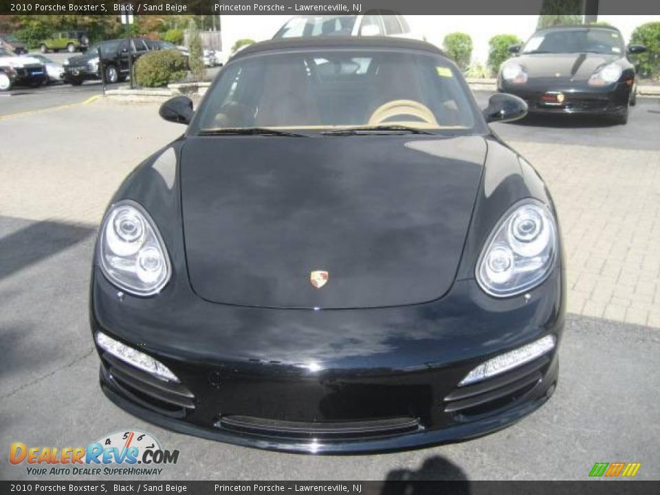 2010 Porsche Boxster S Black / Sand Beige Photo #1