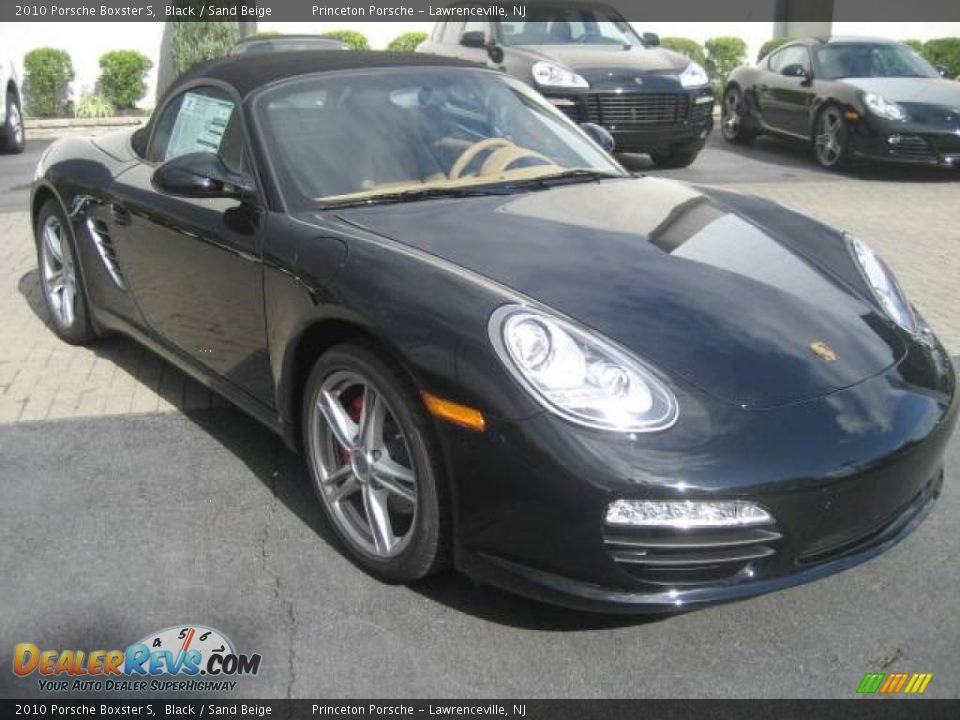 2010 Porsche Boxster S Black / Sand Beige Photo #2