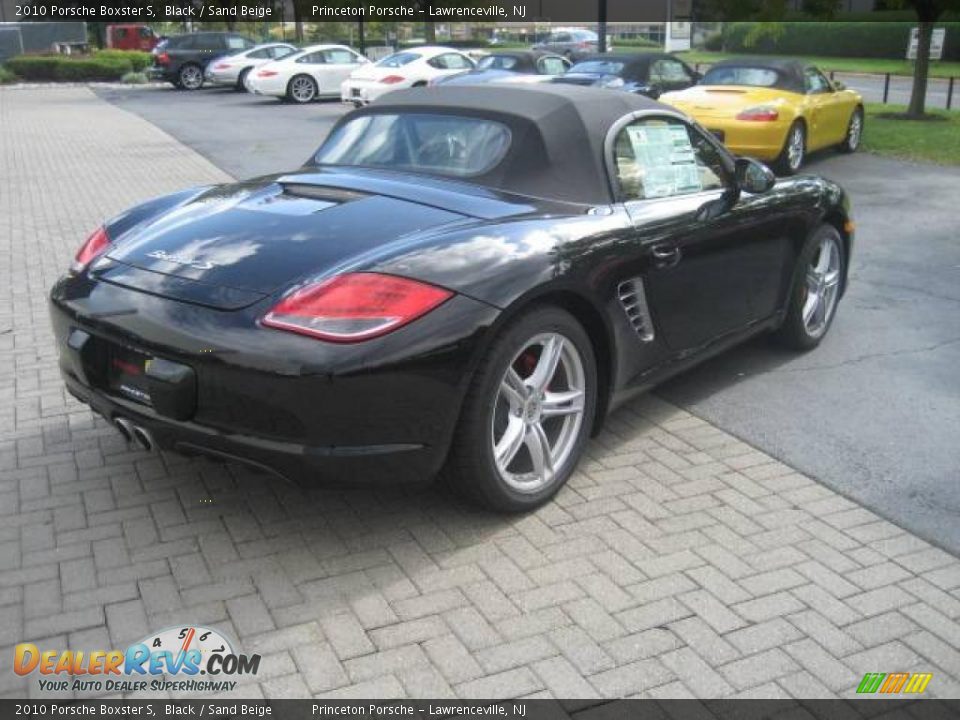 2010 Porsche Boxster S Black / Sand Beige Photo #4