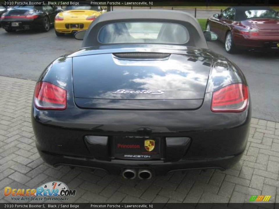 2010 Porsche Boxster S Black / Sand Beige Photo #5