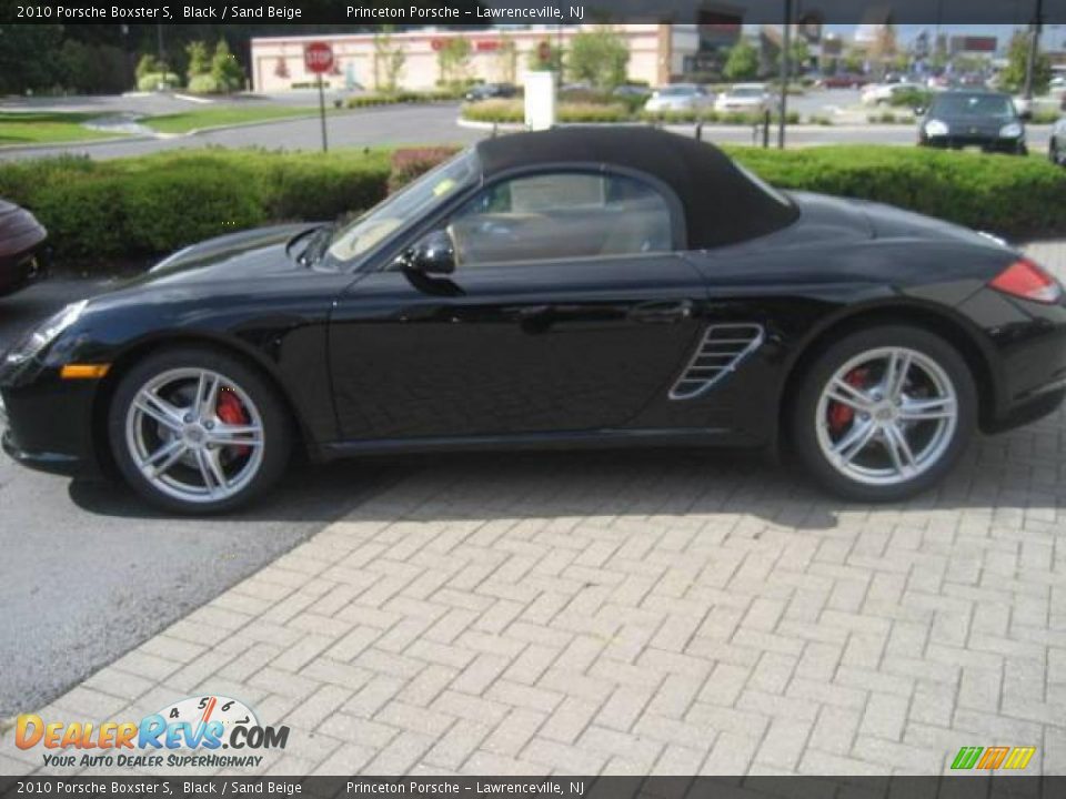 2010 Porsche Boxster S Black / Sand Beige Photo #7
