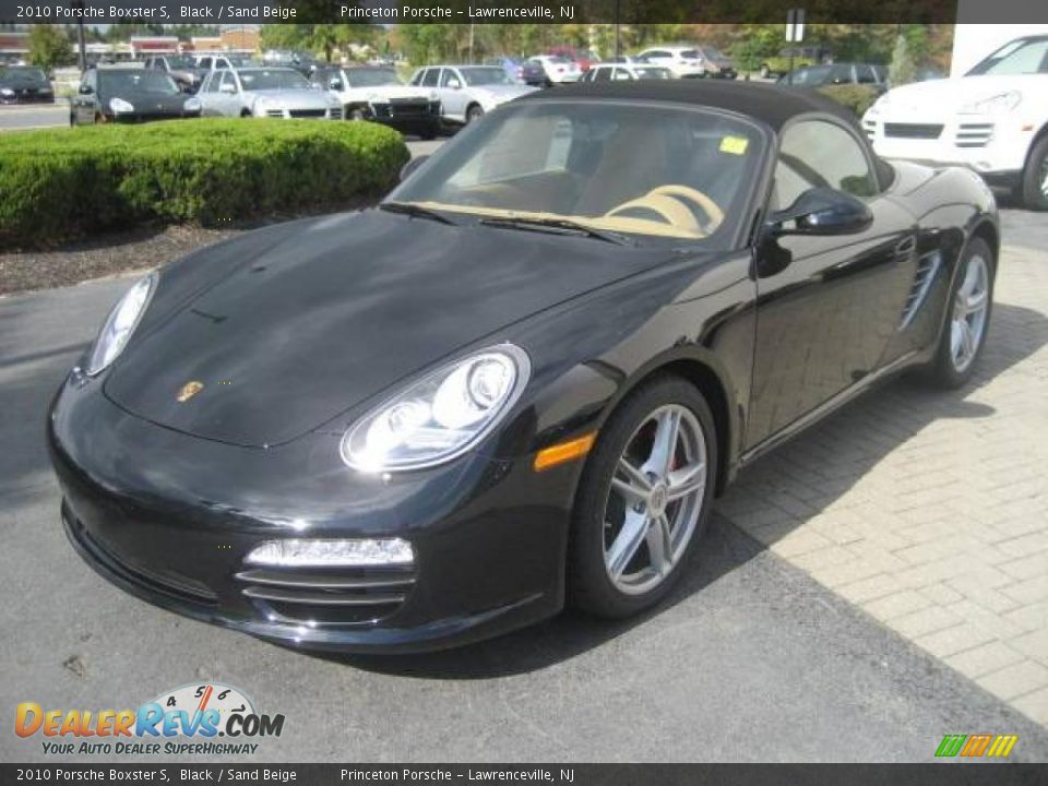 2010 Porsche Boxster S Black / Sand Beige Photo #8