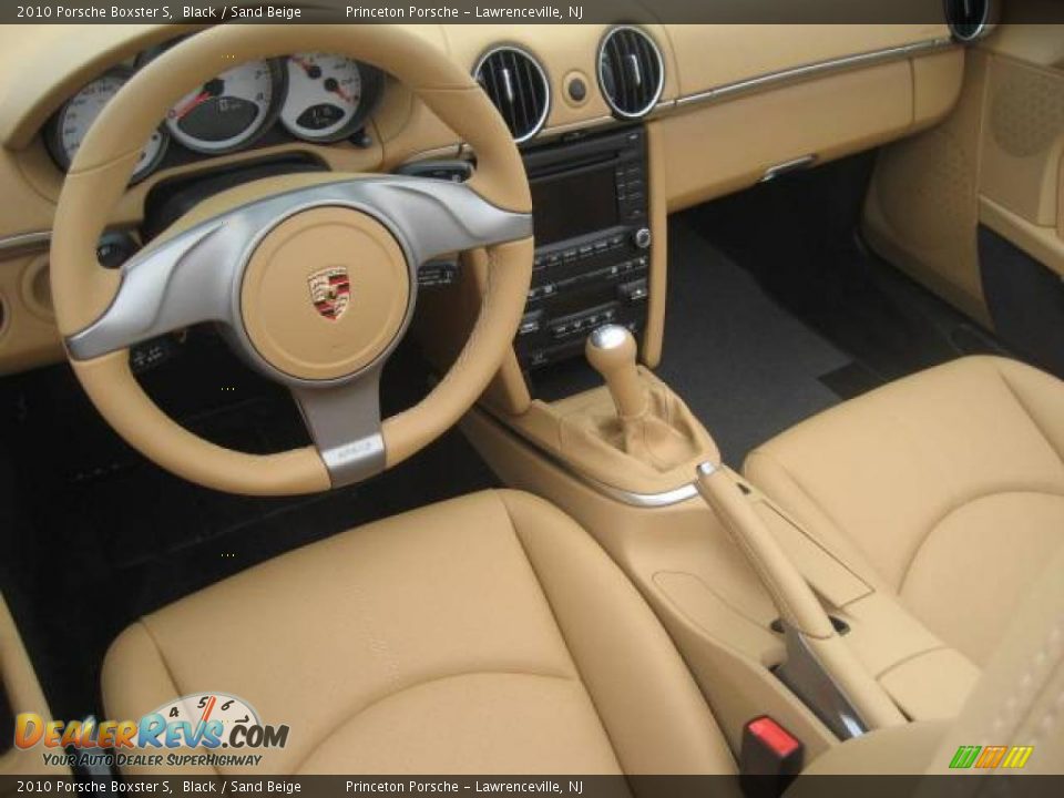 2010 Porsche Boxster S Black / Sand Beige Photo #31