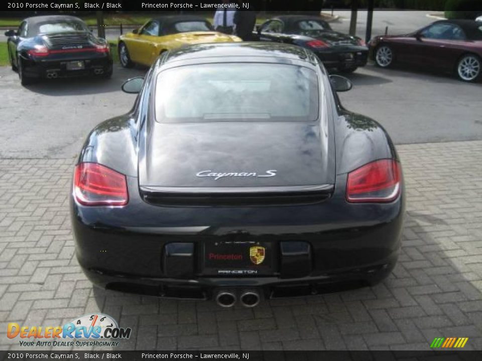 2010 Porsche Cayman S Black / Black Photo #5