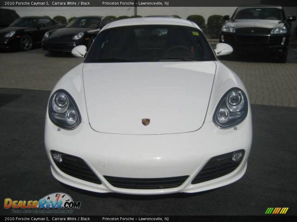 2010 Porsche Cayman S Carrara White / Black Photo #1