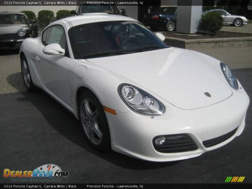 2010 Porsche Cayman S Carrara White / Black Photo #2