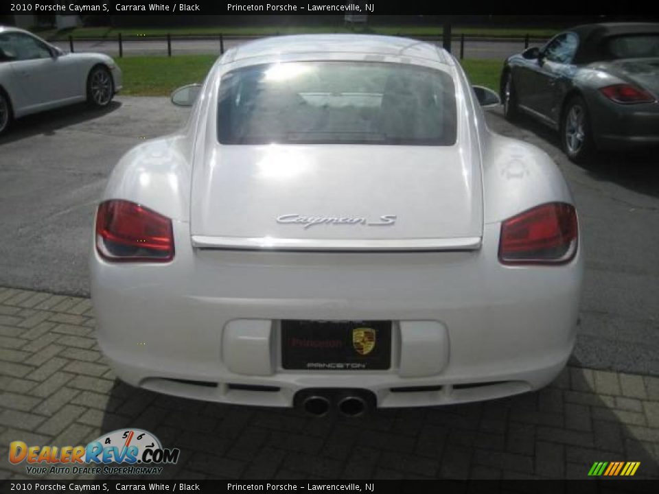2010 Porsche Cayman S Carrara White / Black Photo #5