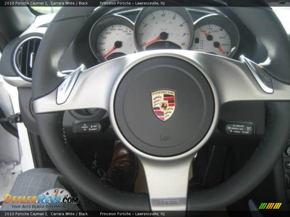 2010 Porsche Cayman S Carrara White / Black Photo #25