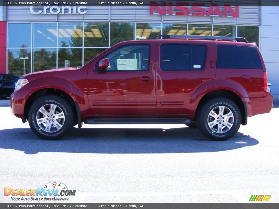 2010 Nissan Pathfinder SE Red Brick / Graphite Photo #1