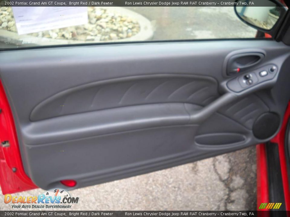 2002 Pontiac Grand Am GT Coupe Bright Red / Dark Pewter Photo #6