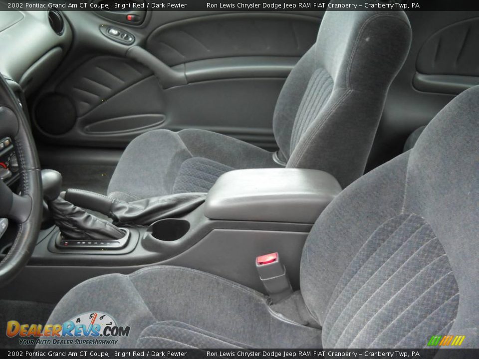 2002 Pontiac Grand Am GT Coupe Bright Red / Dark Pewter Photo #8
