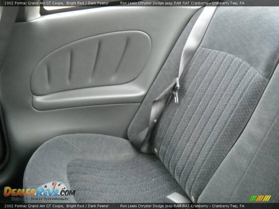 2002 Pontiac Grand Am GT Coupe Bright Red / Dark Pewter Photo #11