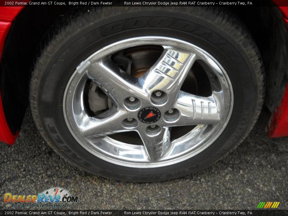 2002 Pontiac Grand Am GT Coupe Bright Red / Dark Pewter Photo #13