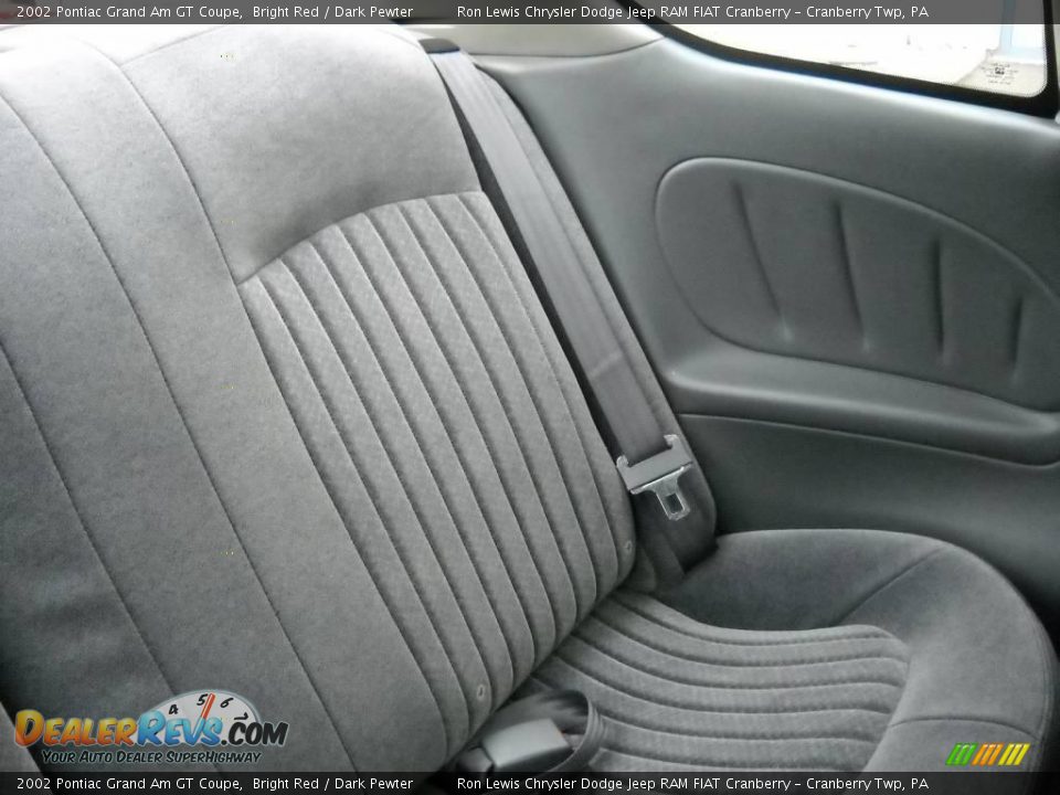 2002 Pontiac Grand Am GT Coupe Bright Red / Dark Pewter Photo #20