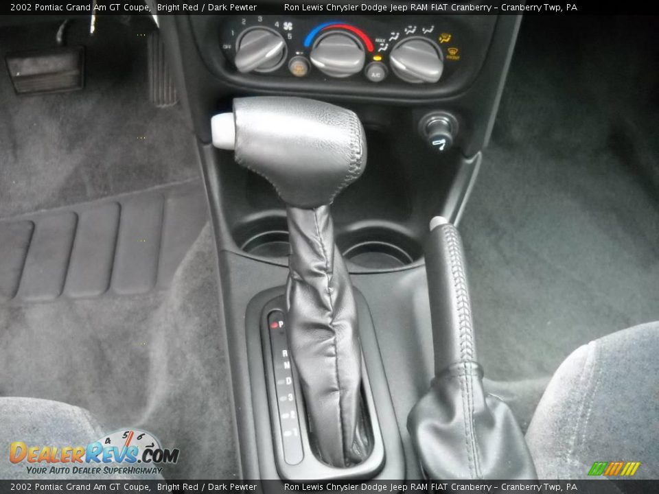 2002 Pontiac Grand Am GT Coupe Bright Red / Dark Pewter Photo #23