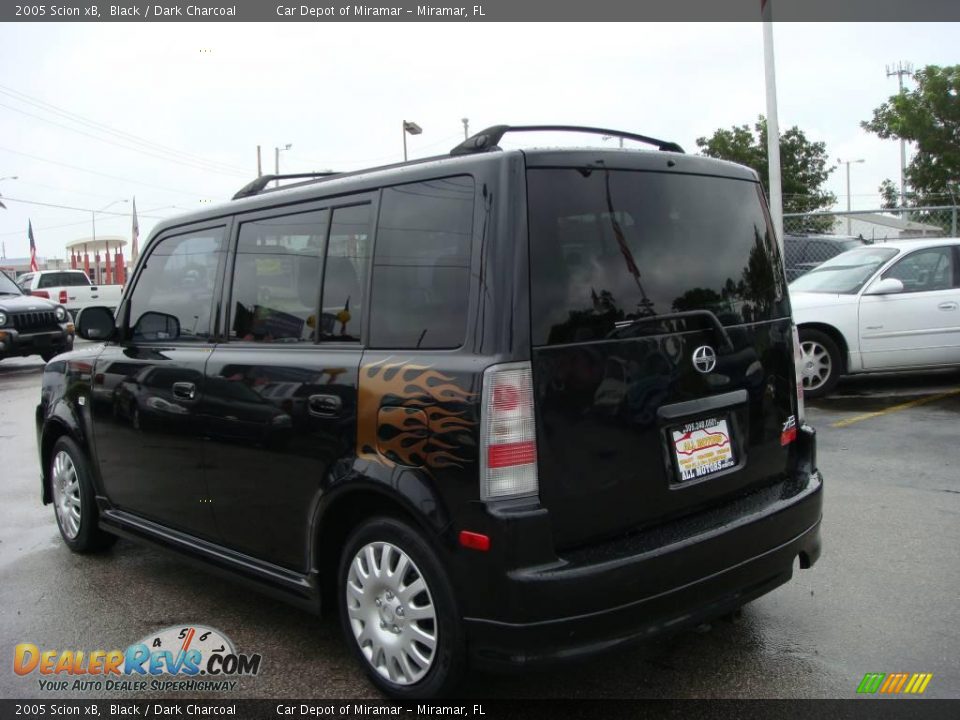 2005 Scion xB Black / Dark Charcoal Photo #5