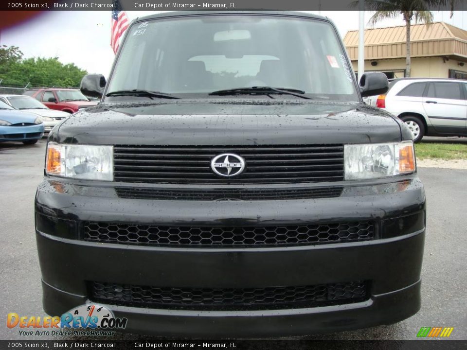 2005 Scion xB Black / Dark Charcoal Photo #8