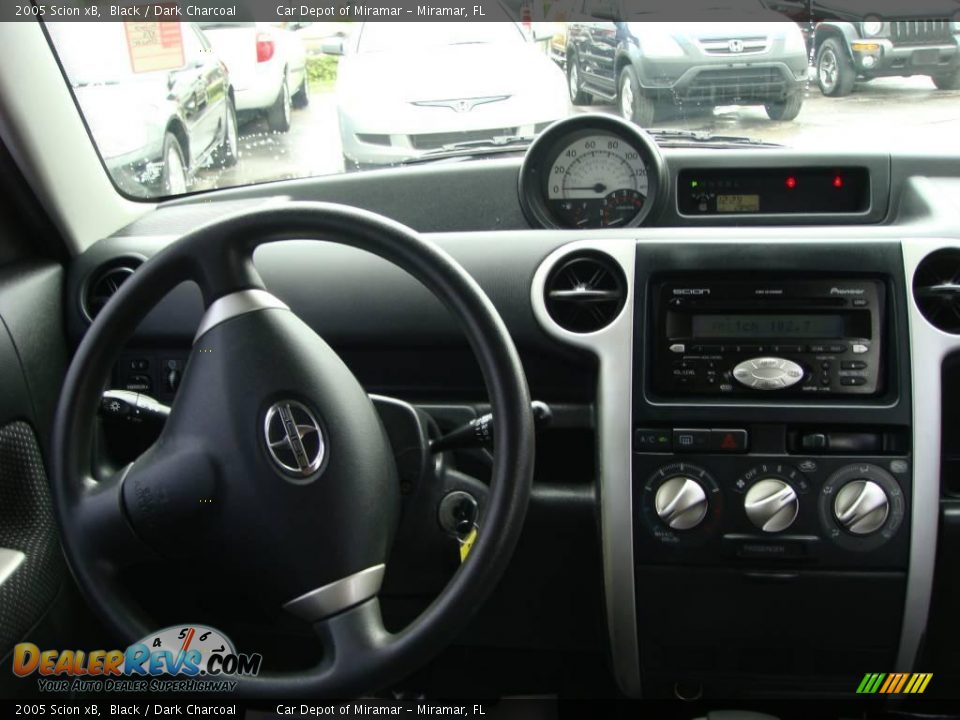 2005 Scion xB Black / Dark Charcoal Photo #12