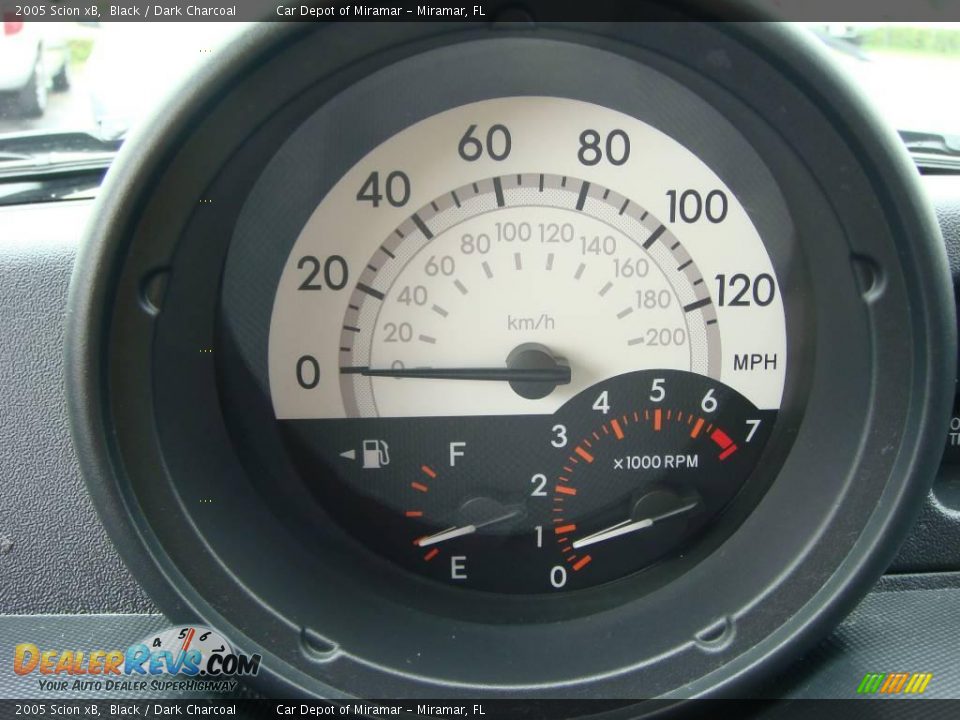 2005 Scion xB Black / Dark Charcoal Photo #15