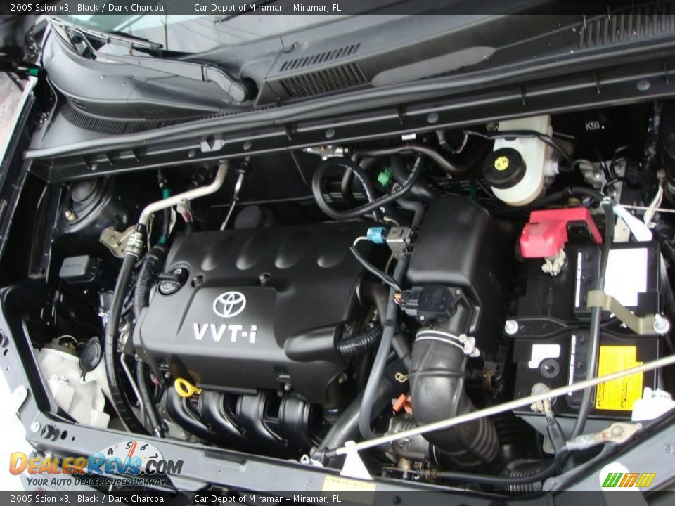 2005 Scion xB Black / Dark Charcoal Photo #17