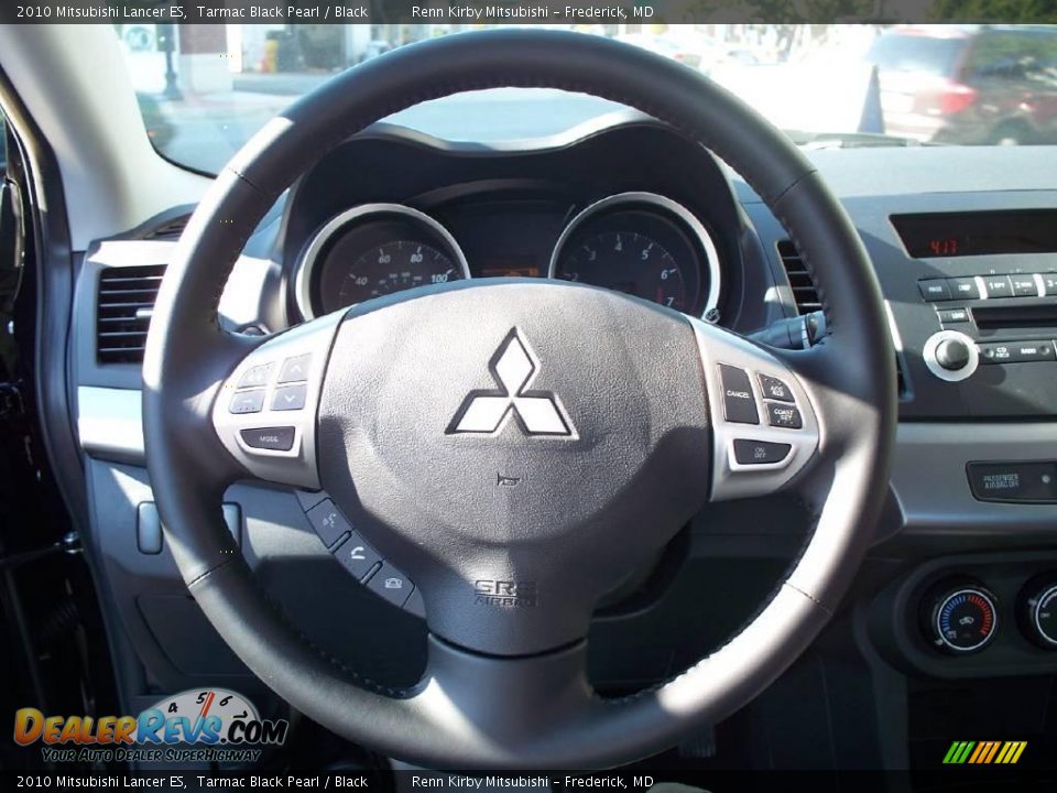 2010 Mitsubishi Lancer ES Tarmac Black Pearl / Black Photo #4