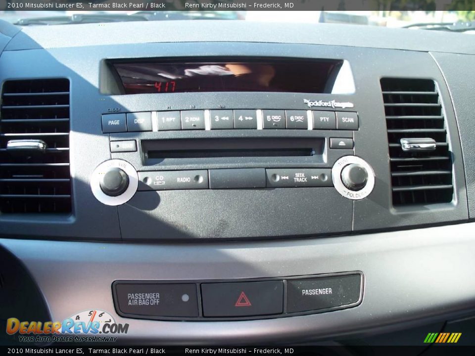 2010 Mitsubishi Lancer ES Tarmac Black Pearl / Black Photo #5