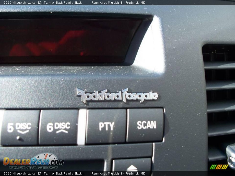 2010 Mitsubishi Lancer ES Tarmac Black Pearl / Black Photo #6