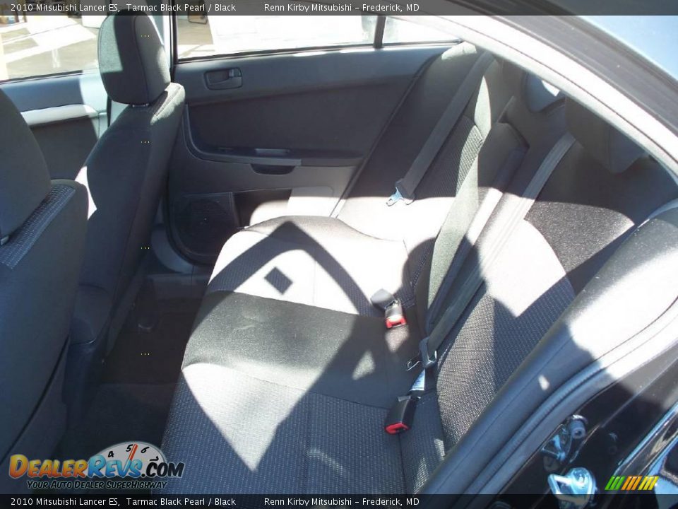 2010 Mitsubishi Lancer ES Tarmac Black Pearl / Black Photo #8