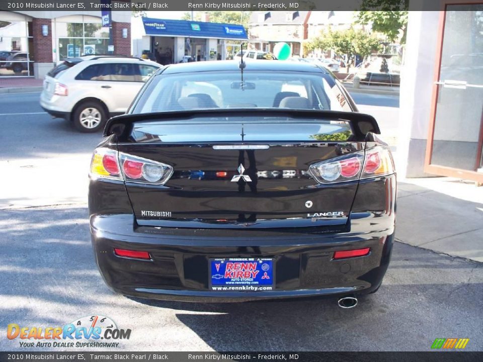 2010 Mitsubishi Lancer ES Tarmac Black Pearl / Black Photo #11