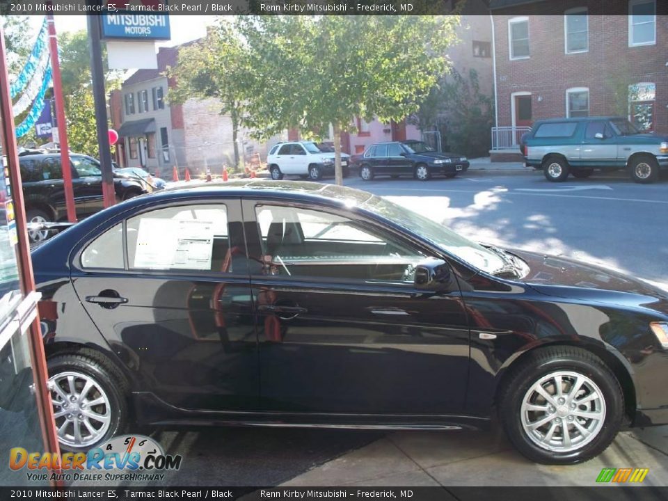 2010 Mitsubishi Lancer ES Tarmac Black Pearl / Black Photo #13